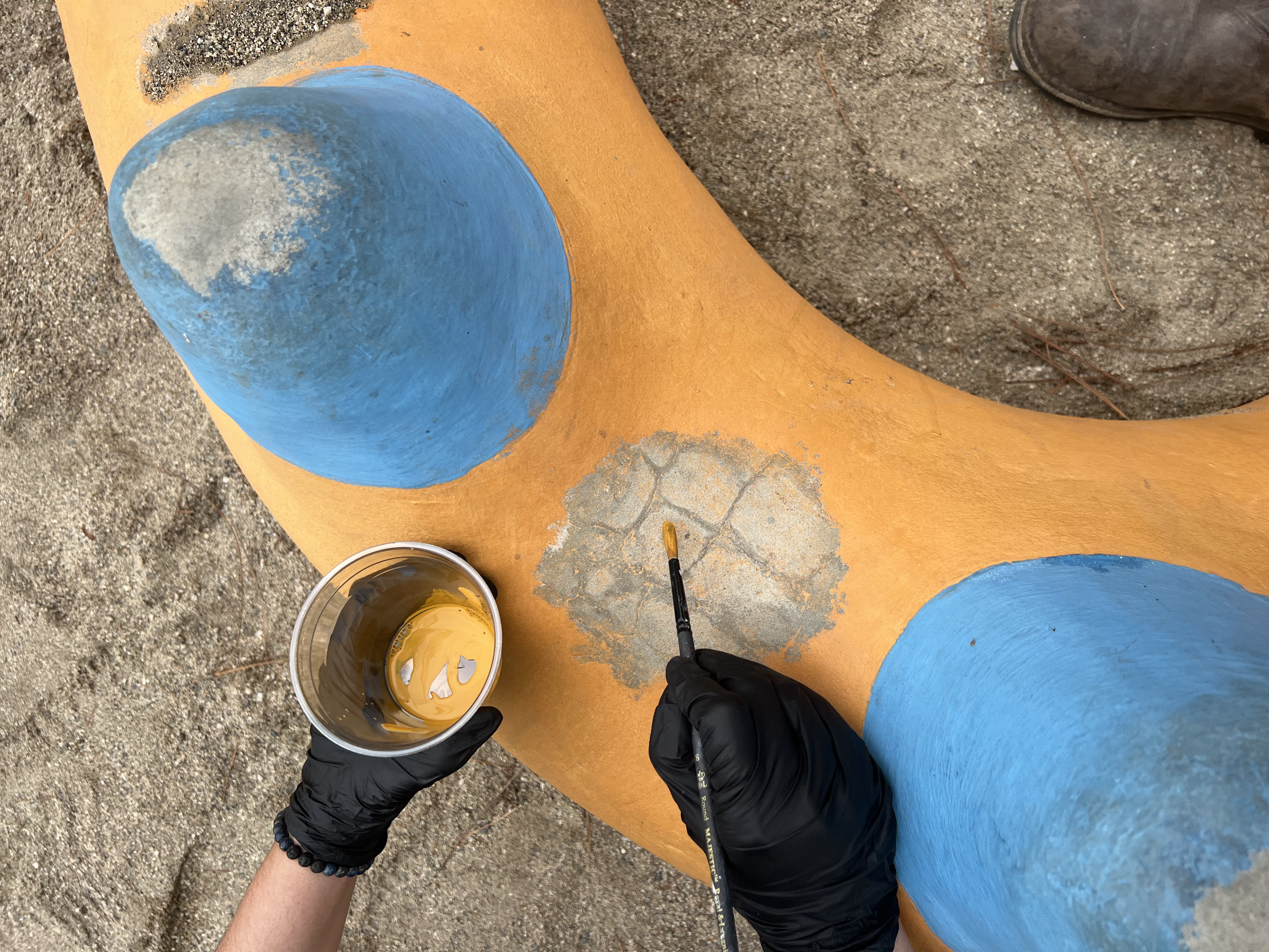 painting dragon scales